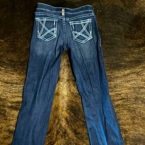 Ariat Girl's R.E.A.L Trouser Jeans. Medium wash. Size 14. Worn twice.
